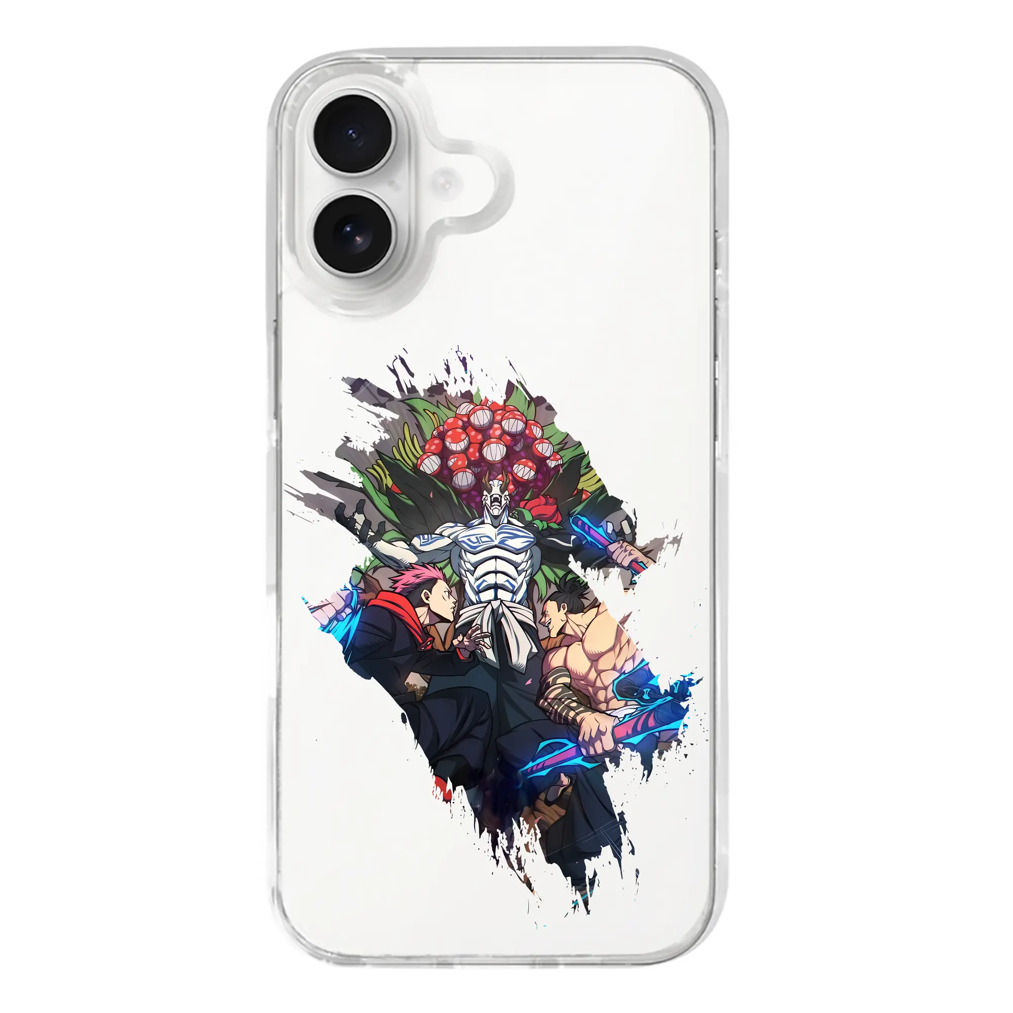 呪術廻戦 グッズ,花御 - iPhone 17シリーズ 透明スマホケース – 薄型・耐衝撃・精密フィット保護カバー